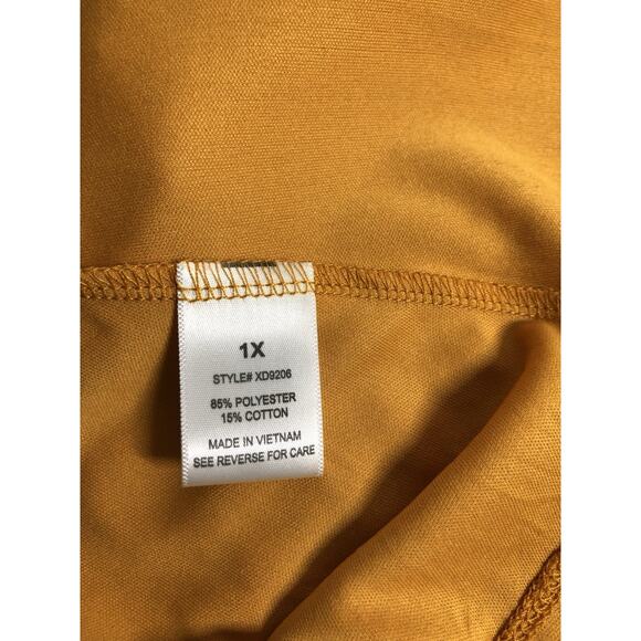 G Collection Eyelet Dress 1X Sleeveless Boho Vacation Clueless Preppy Pullover - Picture 6 of 8